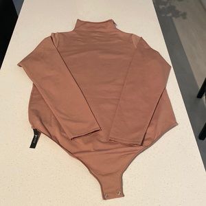 Skims Nude Turtleneck Bodysuit